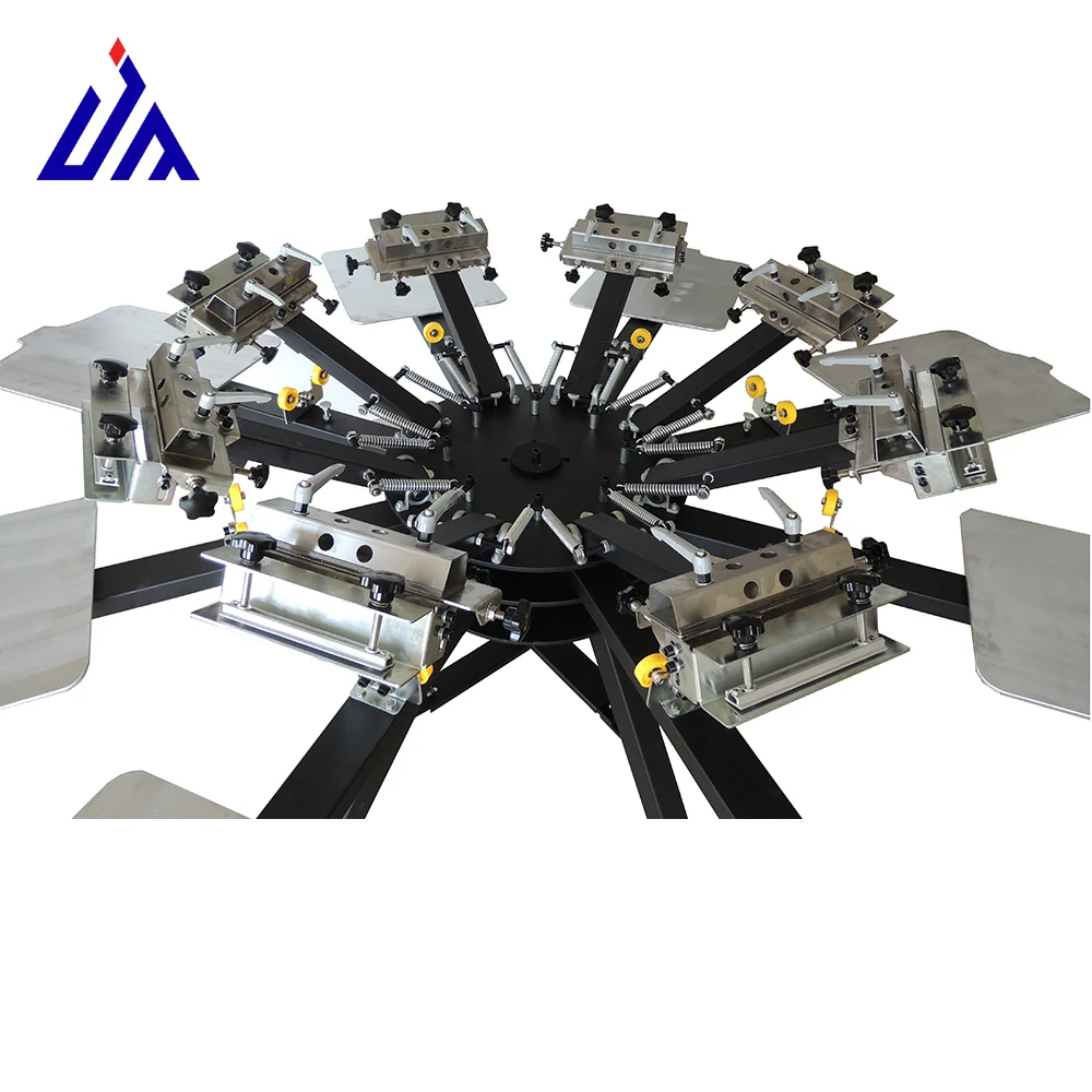 t Shirt Screen Printing Machine 8 Color 8 Station Textile Screen Printing Machine Price