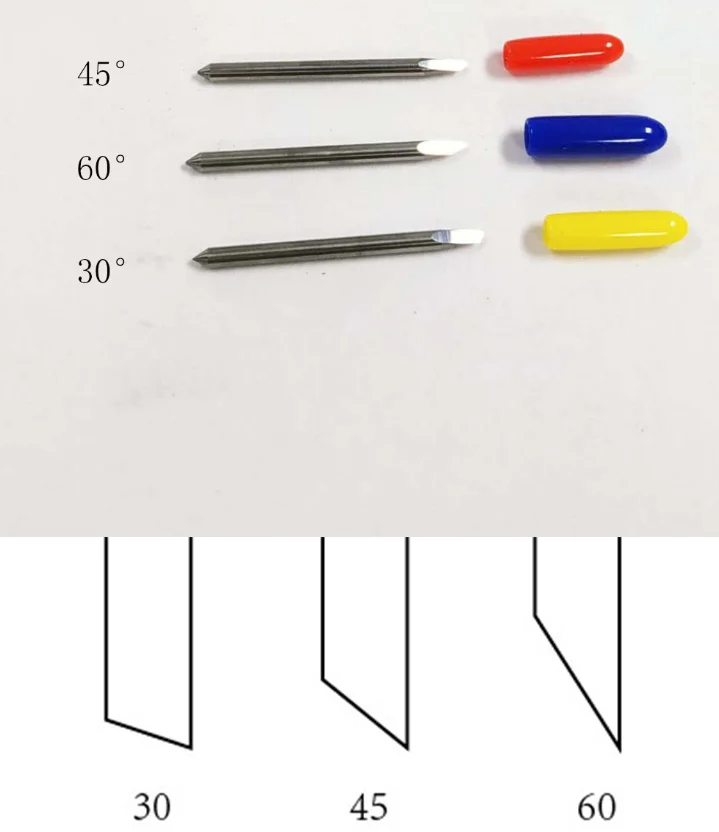 Weitol 5pcs CB15 big Graphtec plotter blades cutter 30/45/60