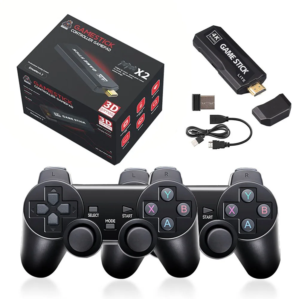 X2 Plus 64G 50000ゲーム搭載 GD10 Pro 4Kゲームスティック 3D HD