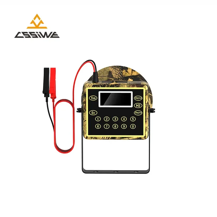 Factory Mp3 80w 160dB 340 Bird Sounds 7 Groups Timer Electronic Quail Calls Hunting Bird Caller with 6 Languages
