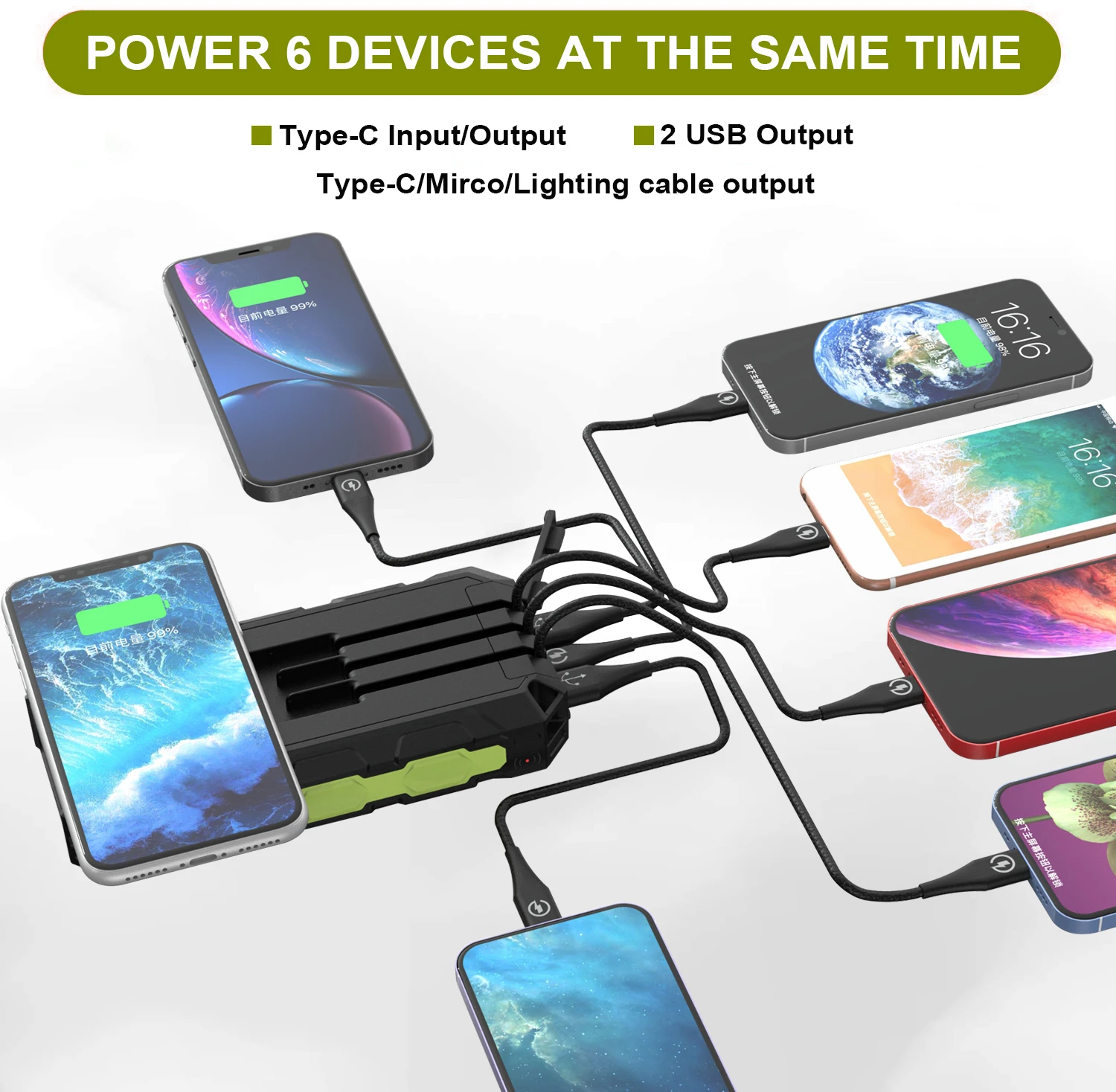 8-LED High-Power Camping Light Demonstration