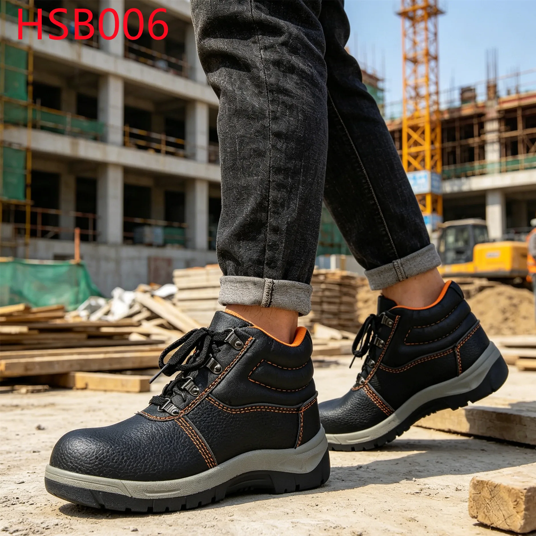 YYR,Pipeline Inspection Steel Toe Cap Insert Safety Footwear Dock Repair High-performance Anti-puncture Work Boots HSB006