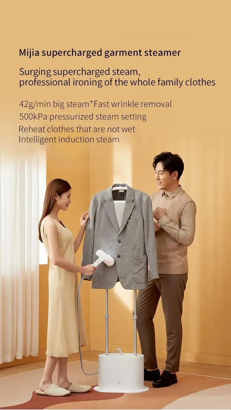Xiaomi Mijia Supercharged Electric Garment Steamer Multi-angle Ironing ...