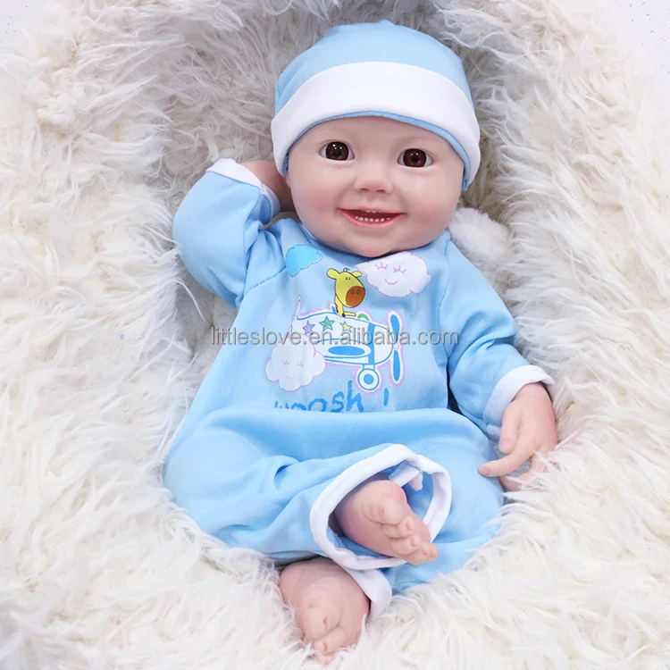 13-Inch Solid Silicone Reborn Dolls Painted Lifelike Mini DIY Toys for Boys  Soft Bebe Munecas for Kids