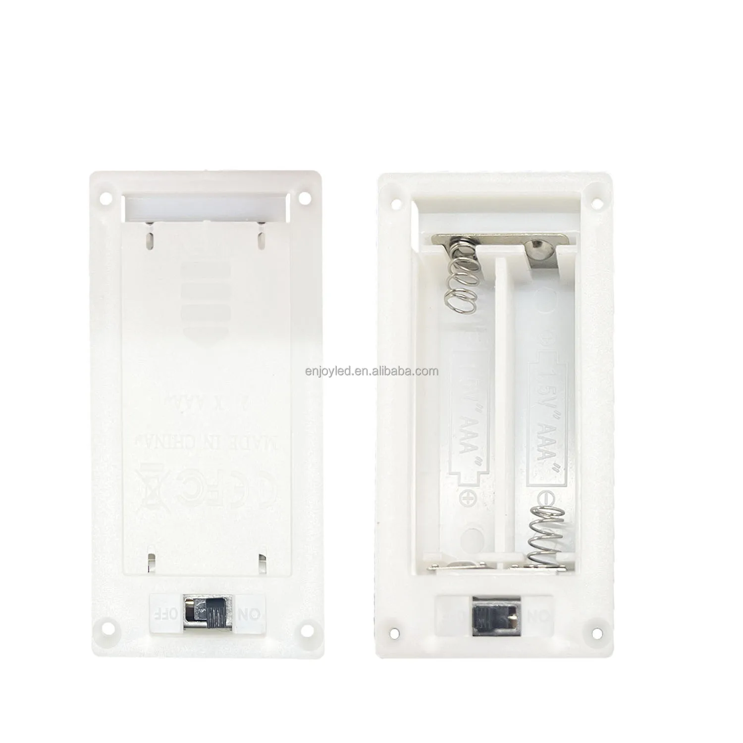 3v 2 Aaa Battery Box Buy 3v Embedded Aaa2 Section With Cover And