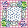 Alfombrillas para sellos de valla rosa