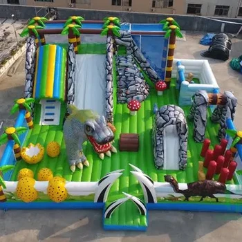 inflatable indoor playground Inflatable Games For Children Dinosaur Maze Inflated Playground