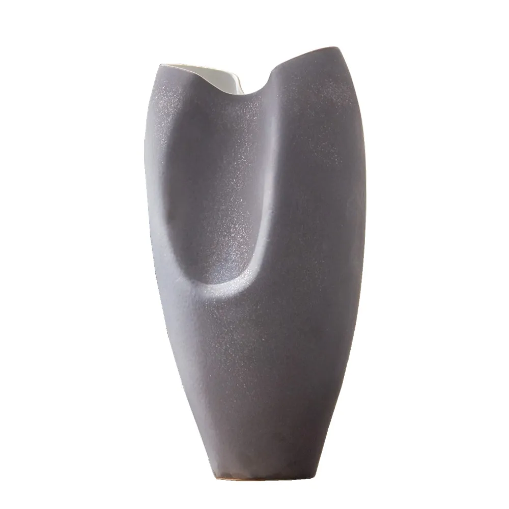 Настольная декоративная деревянная ваза из полирезина 10