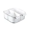 Blanco transparente [3 secciones]