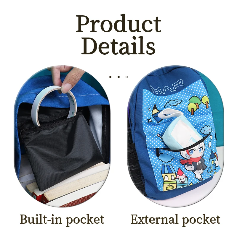 Modischer Damen Schulrucksack Mit Individuellem Muster Design_voghion.com