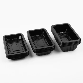 Blister  plastic disposable  black  food grade  material modified atmoshphere packaging tray for fresh meat