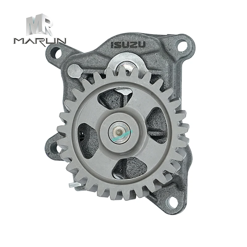 Original 1-87618502-0 4HK1T Diesel Engine Oil Pump Construction Machinery Parts for Excavator ZX200-3