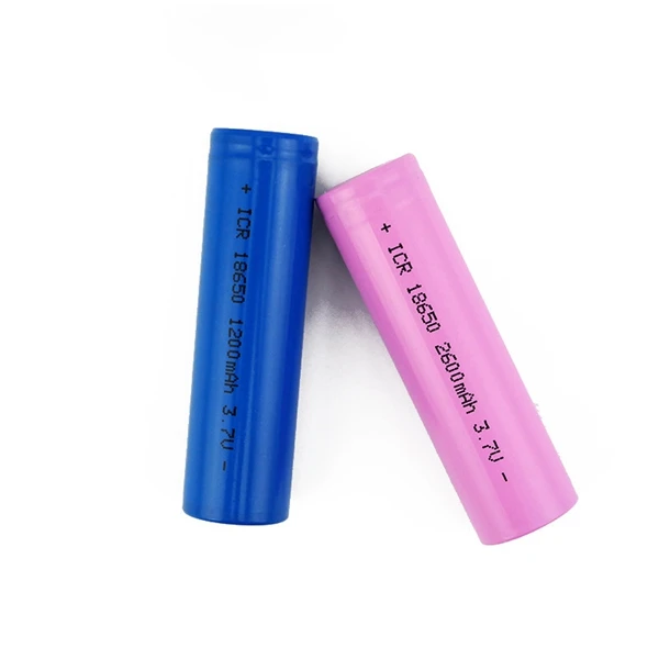 ICR rechargeable battery cell 3.7v  lithium ion 18650 battery