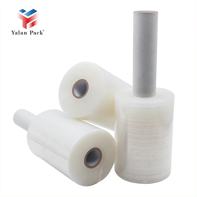 transparent or colored mini handle wrap stretch film