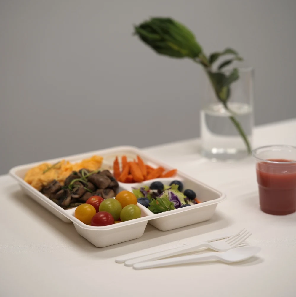 Eco 100% Compostable PLA Biodegradable Tableware Spoon Fork Knife Disposable Cutlery