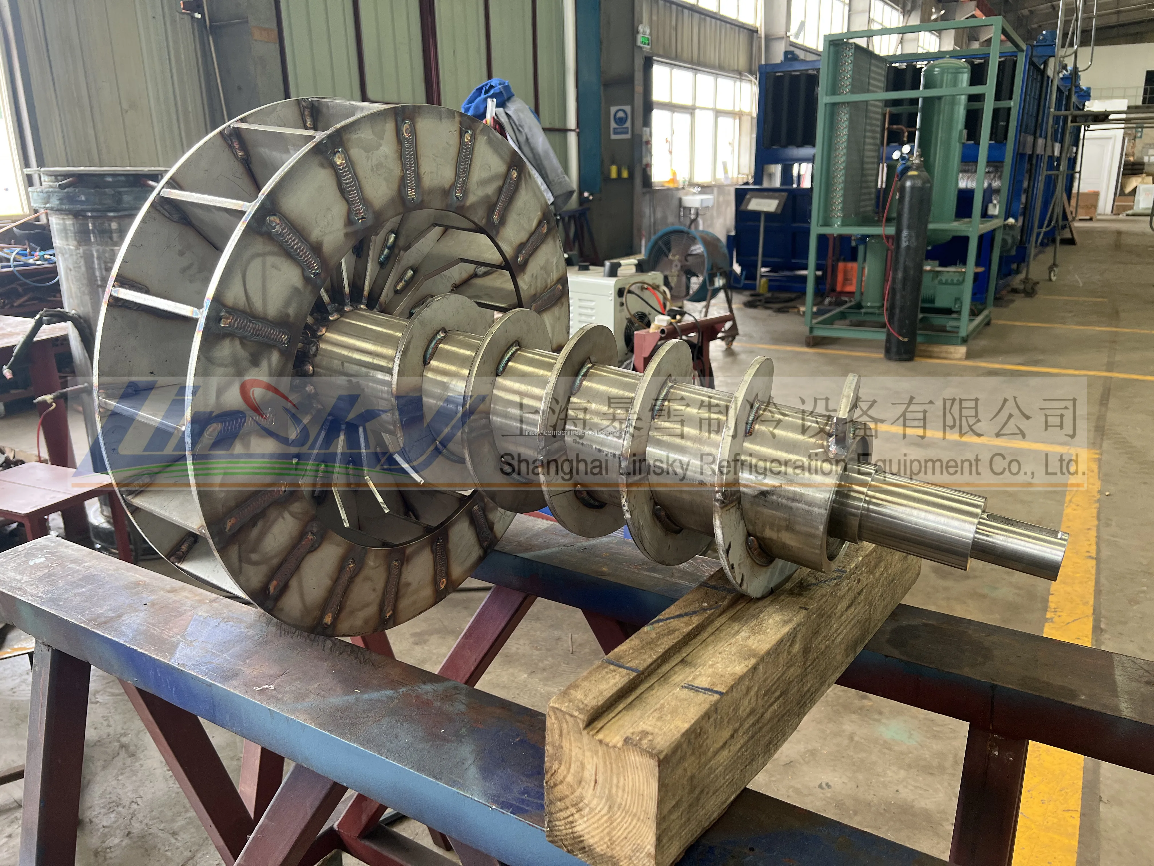Ice Crusher Blower Ice Block Crusher Equipment