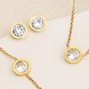 Gold round set