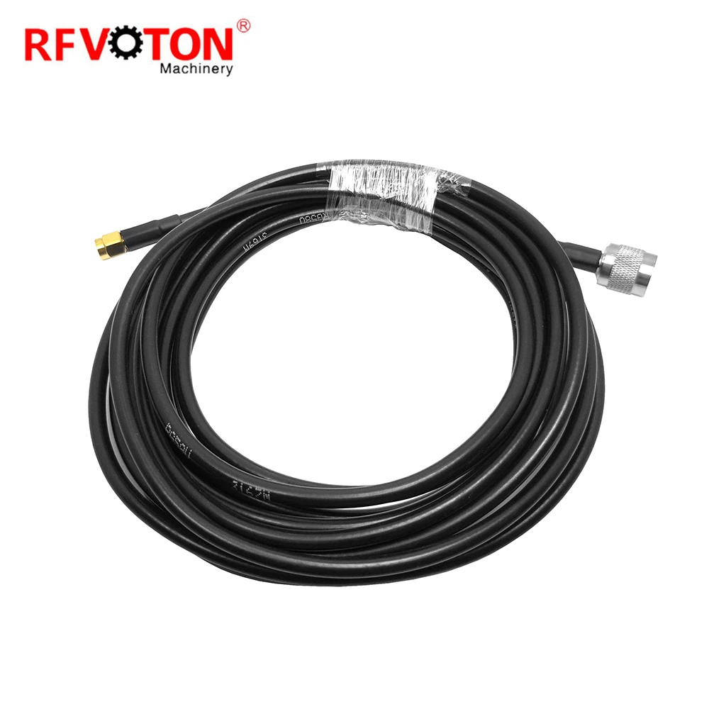 Low Attenuation RF Cable SMA MALE Plug to TNC Male Rg58U Rg58 Rg58/U RF Coaxial Antenna Cable