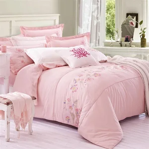 For KOSMOS 90gsm Microfiber Polyester Comforter Set Embroidered Patchwork Design