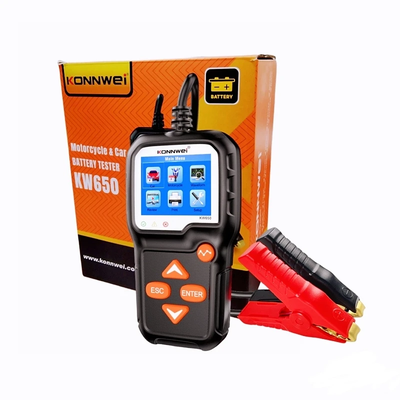 Konnwei KW650 Battery Life Load Analyzer - Reliable Testing