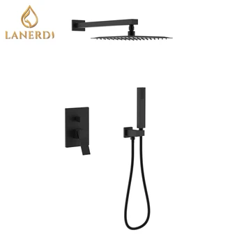 SO613 22 31 1 Black Shower Faucet Set System