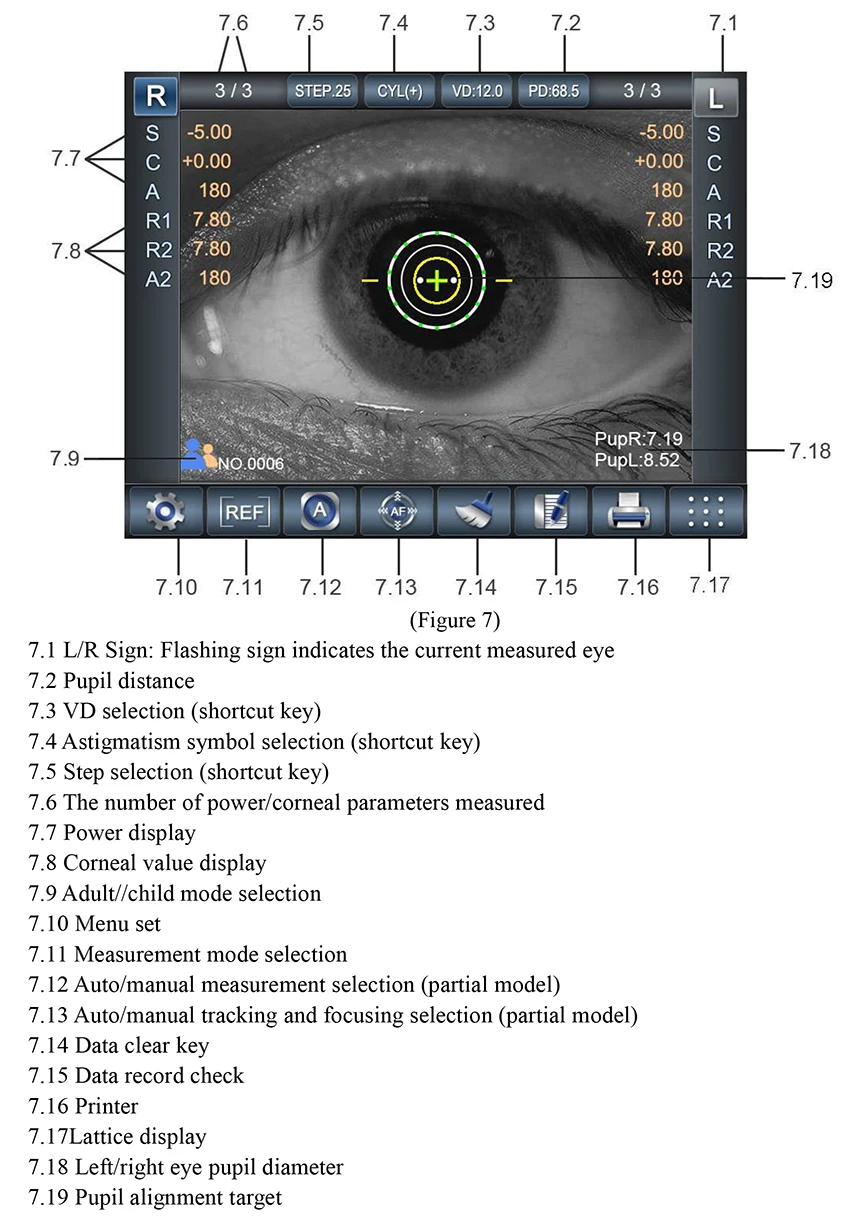 Medical Laboratory Ophthalmology Equipment Auto Refractometer Price