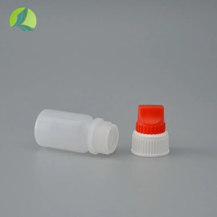 Pharmaceutical 5ml 10ml LDPE Liquid Eye Drops Container Screw Cap Squeeze Empty Sterilized Dropper Bottle with Customized Color