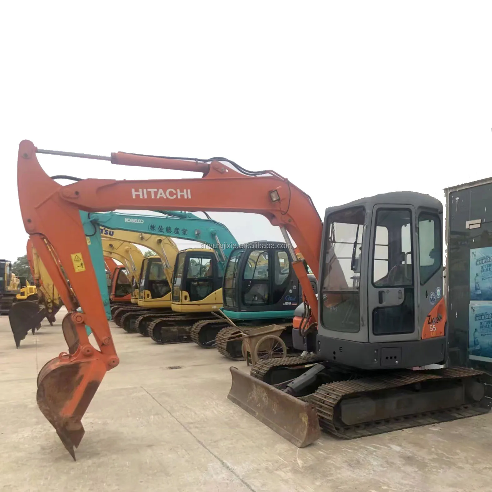 5 Ton Small Excavator Used Hitachi ZX55 55 Crawler Excavator
