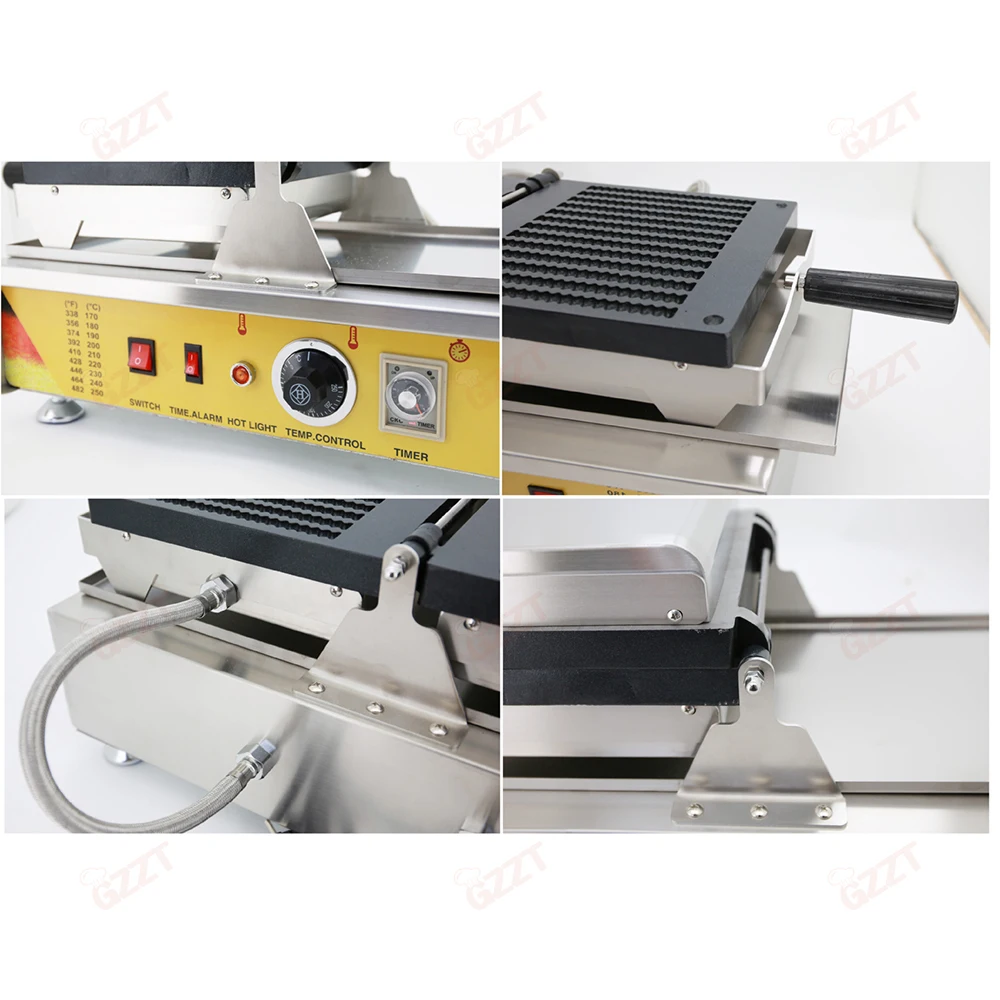 Factory Manufacture Commercial Multifunction 13 Pieces Waffle Stick Machine Lolly Potato Chip Fries Wafer Snack Baking Machine - Image 5