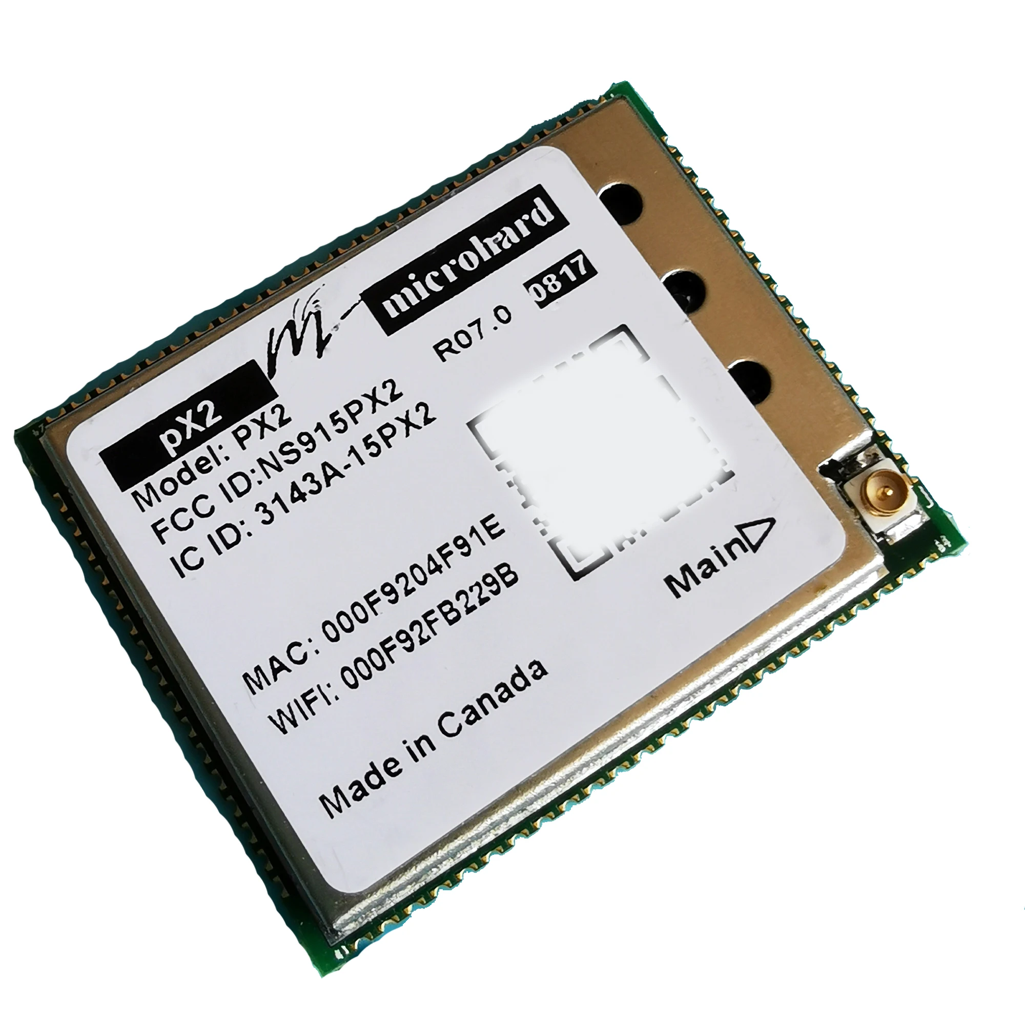 Microhard Router Microhard PX2-OEM 1W Miniature 2.4GHz Ethernet/Serial/WIFI Router ...