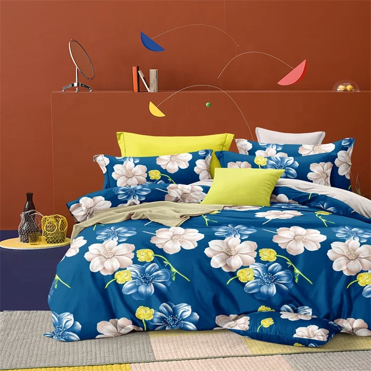 Flourish Oem Odm King Size Sábana Juego De Cama Cadar De Lujo