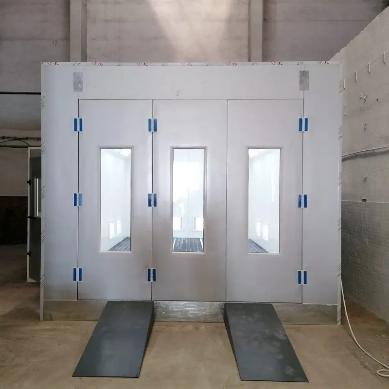 Customized LED Lighting Spray Booth for Car Painting Diesel Burner Bake Use