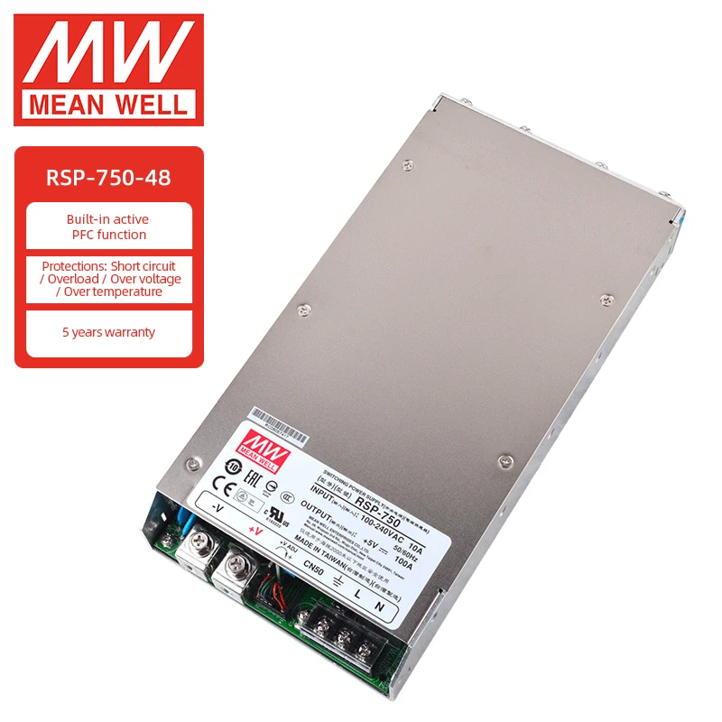 MEAN WELL RSP-750-48 AC/DCコンバータ 【公式通販】