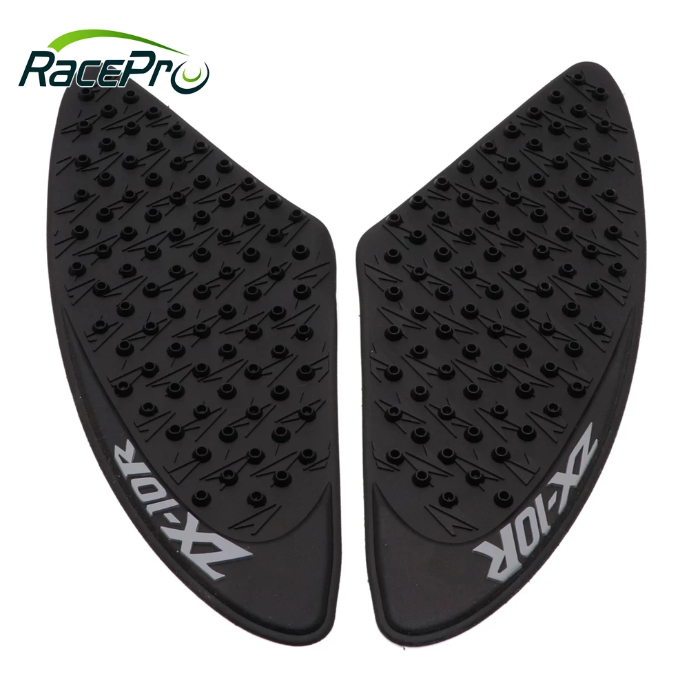 RACEPRO RP0920-3031B Motorcycle Protector Tank Pad Sticker Gas Knee Grip Traction Side Decal for Kawasaki ZX-10R  2006-2007