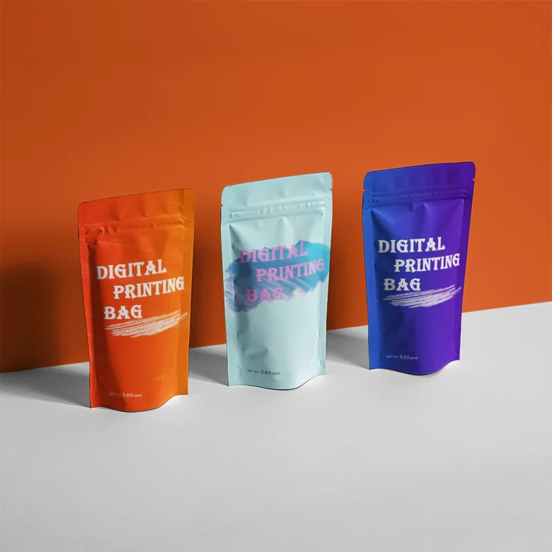 Custom Biodegradable Tea Coffee Packaging Bag Low MOQ Three Side Heat Seal Moisture Proof Empty Tea Sachet factory