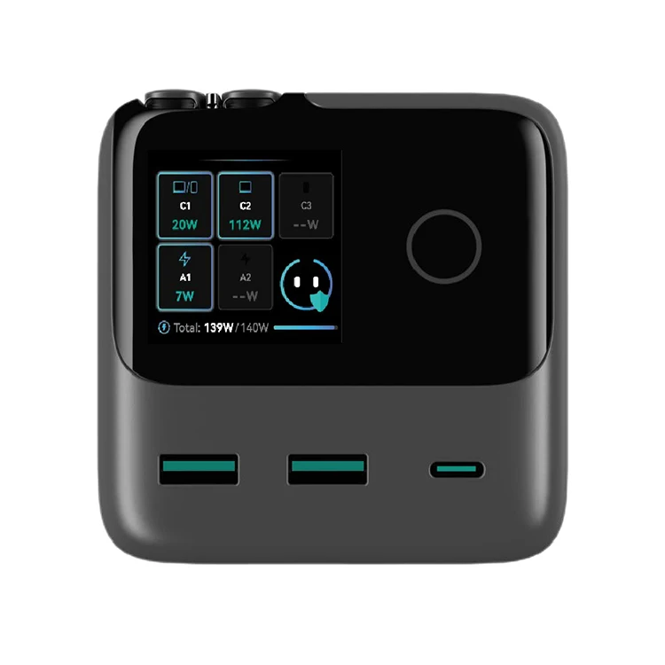 JOYROOM PODIX 140W 5-Port Desktop GaN Multi-device Desktop Phone Dock Station Charger Desktop Charger Station