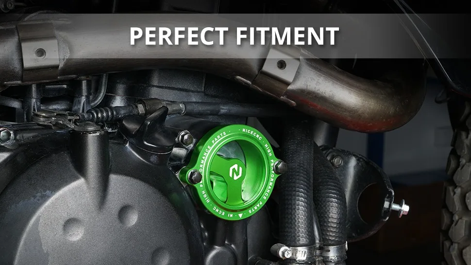 Tapa Protectora De Aluminio Para Depósito De Líquido De Freno Trasero – Kawasaki KLR650 2008-2018