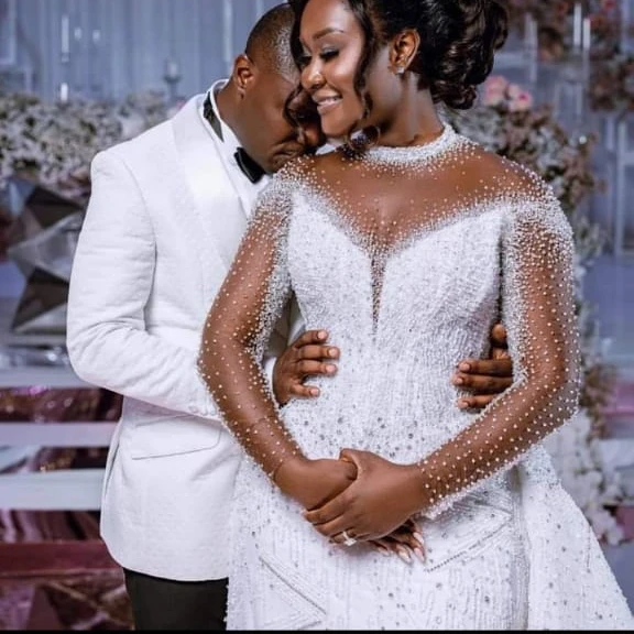 S1907F 2022 Новое высококачественное легкое супер сказочное перспективное Сексуальное Тонкое свадебное платье с глубоким V-образным