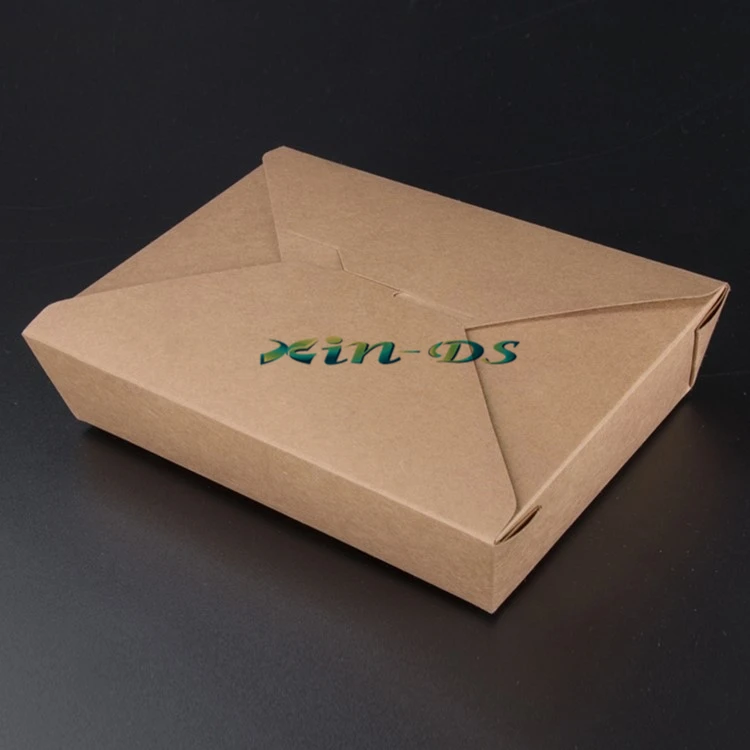 Restaurant use customized fast food packaging take out fast food box, disposable food containers