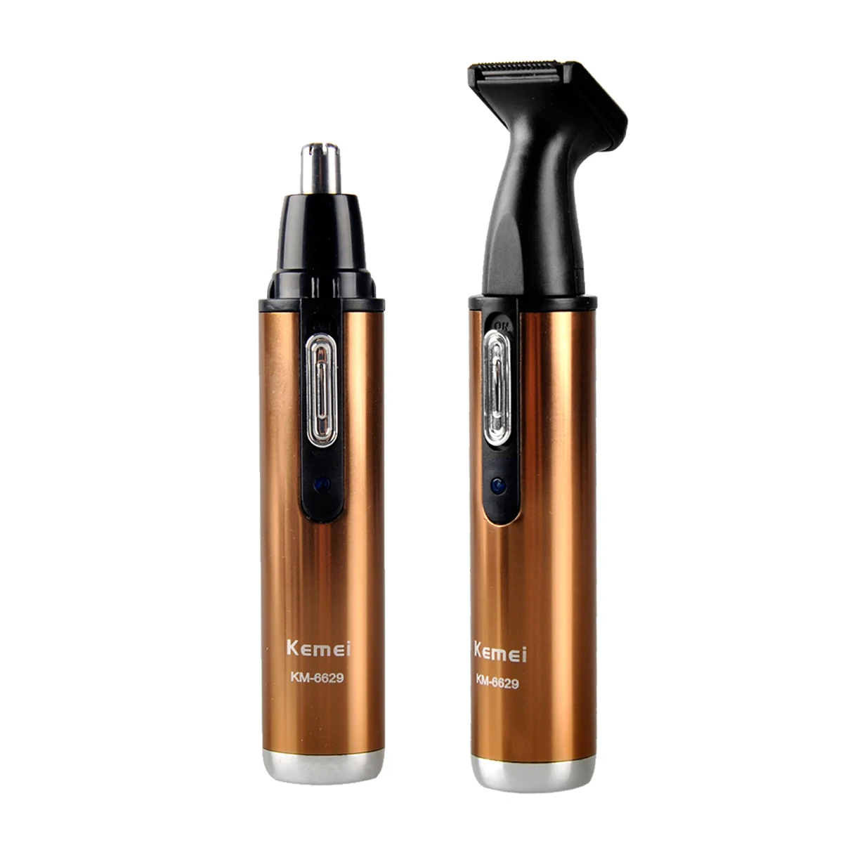Электрический триммер для бритья Kemei KM-6629 2 в 1 безопасный волос на носу уход за лицом тример