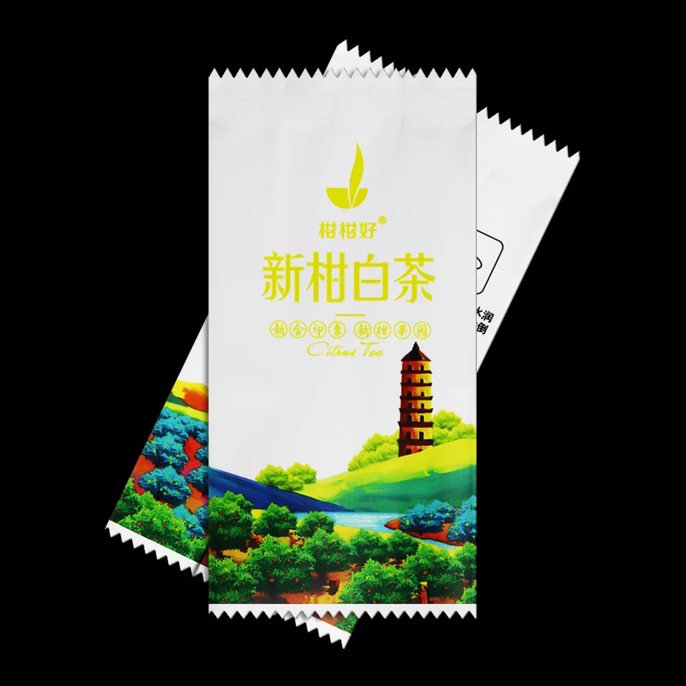 Manufacturer Custom Printed Cookie Fin Lap Sealed Side Gusseted 1 Gram Mylar Plastic Pillow Zigzag Serrated Tear Bag Pouch