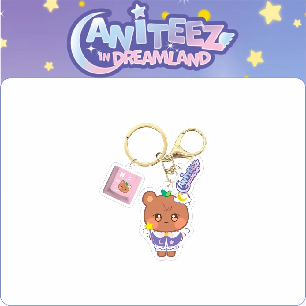 5CM KPOP ATEEZ ANITEEZ in DREAMLAND Acrylic Keyring San Jongho