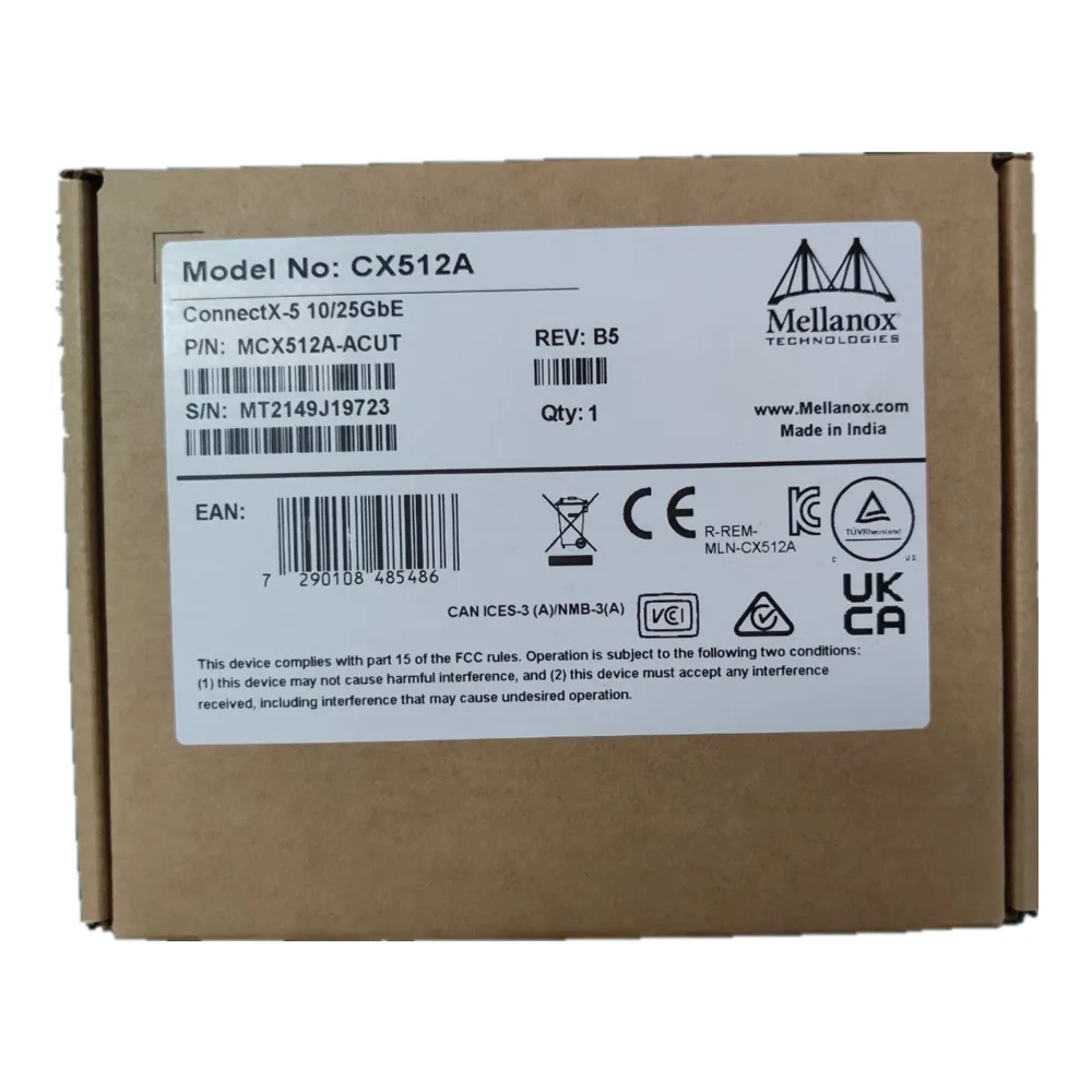 原mcx512a-acut Connectx-5 10/25gbe双端口sfp28网络接口卡 - Buy Mcx512a-acut ...