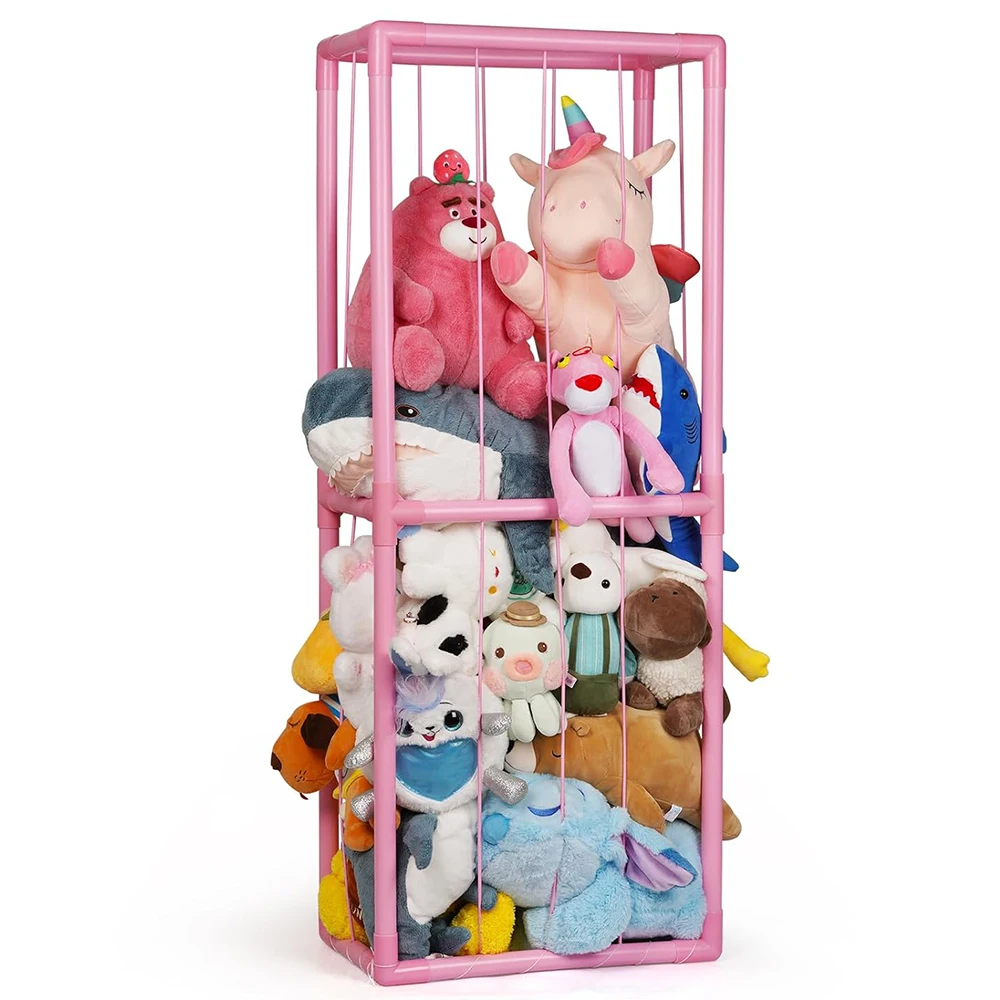 Générique Tube De Rangement Vertical Transparent Pour Jouets En Peluche