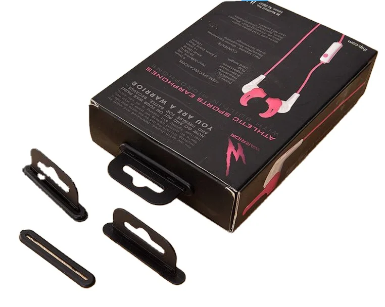 Горячие продажи пластиковые черные евро повесить крючки для упаковочная коробка