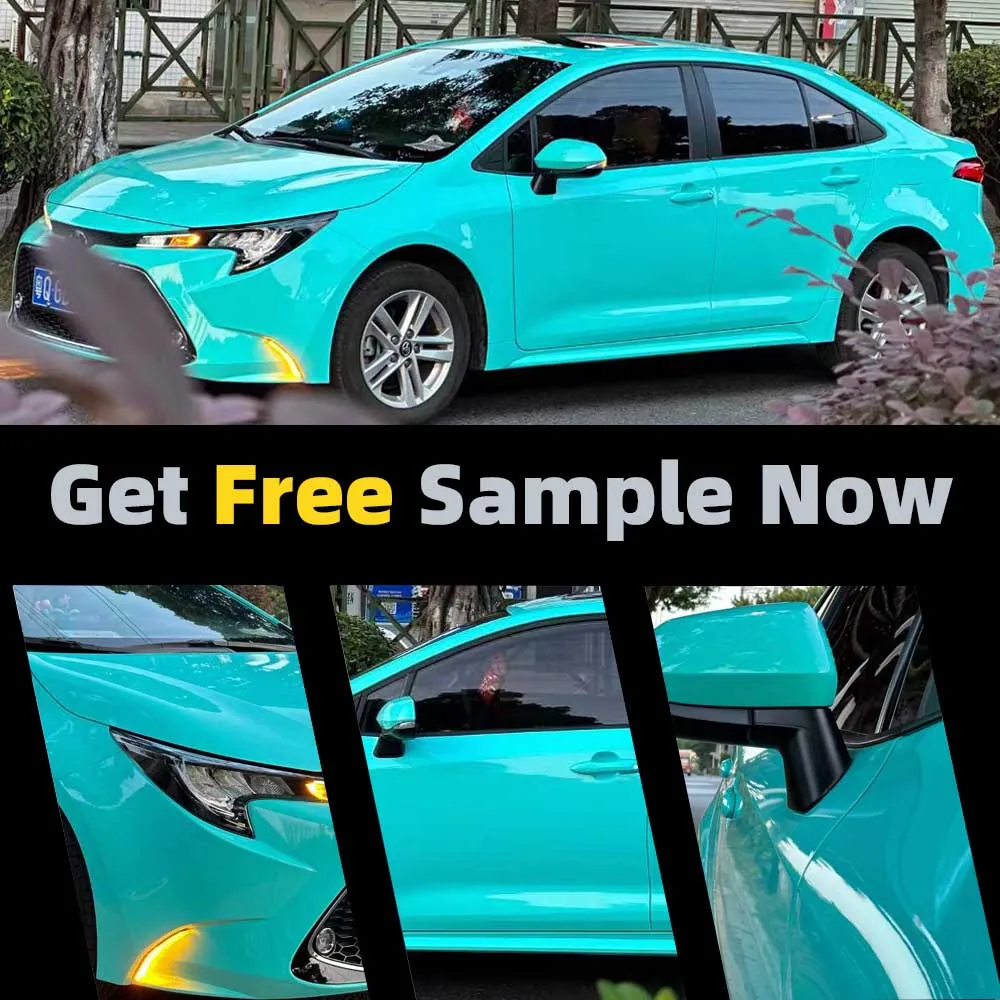 High Glossy Metallic Car Wrap Vinyl Sticker Pvc Chrome Wrapping Film
