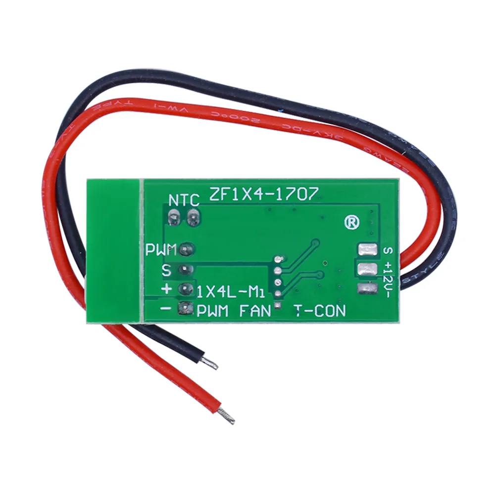 DC 12V PWM Temperature Controller 4-Wire Fan Speed Governor PC Fan/Alarm STK IC 4-Wire Temperature Fan Speed Controller
