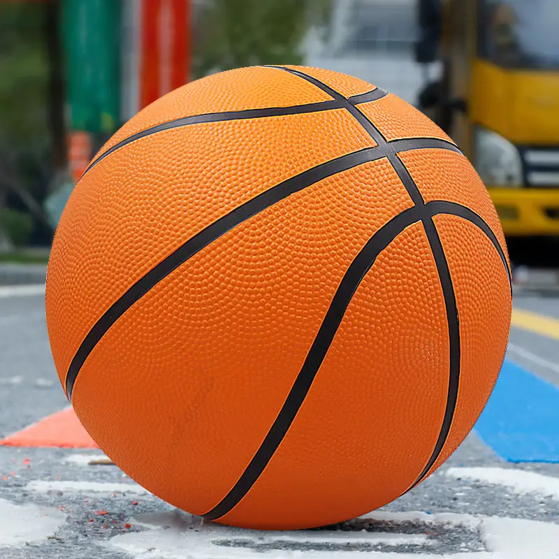 Basketball Rubber Ball Custom Made Rubber Basketball Size 3 Size 5 Size ...