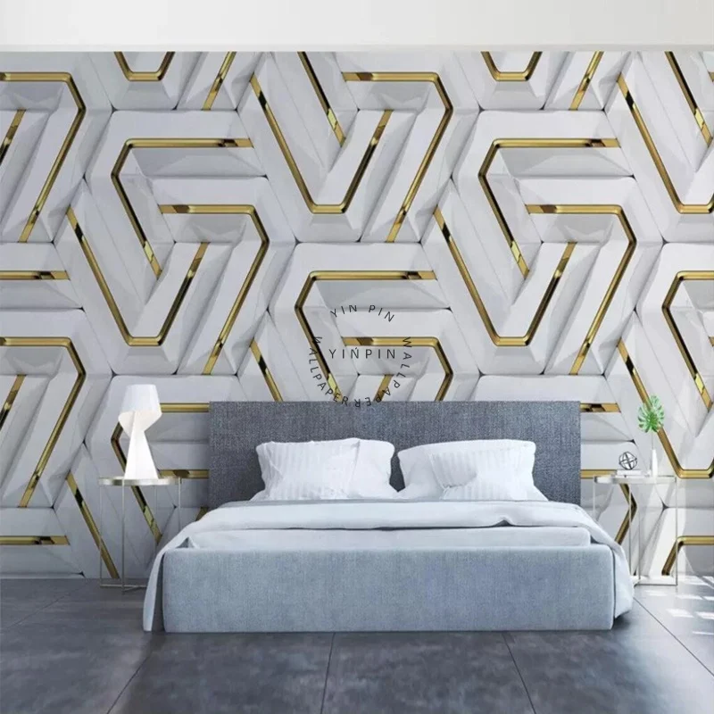 3D Solid Geometry Pattern Background Wallpaper Wall Mural Home Decor