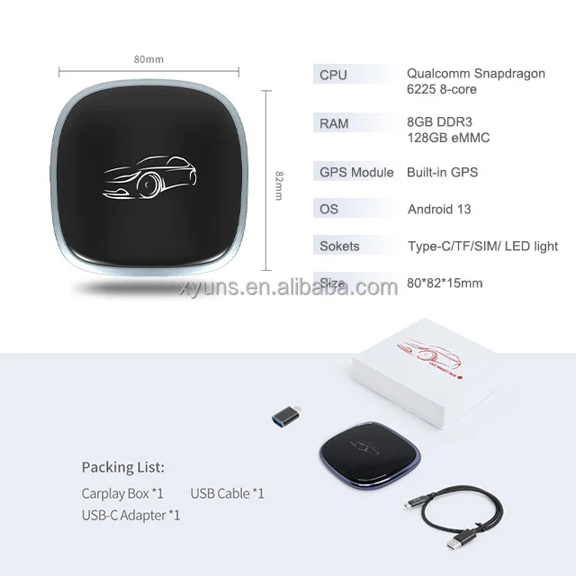 Wireless Carplay Ai Box CP-708 - Upgrade Your Car's System